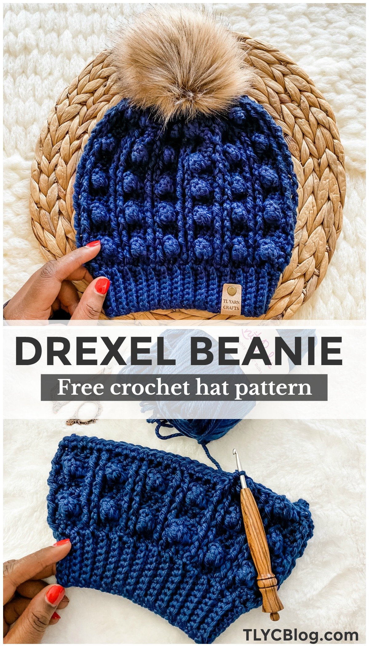 free beanie crochet pattern easy