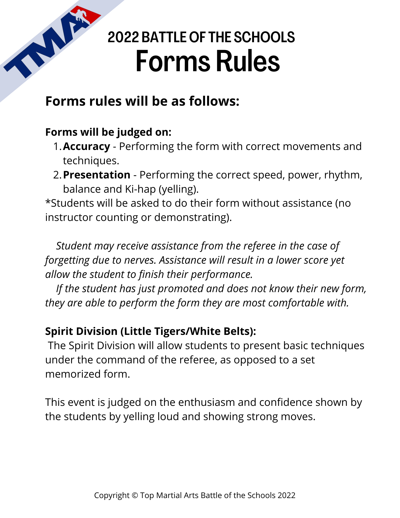 Battle of The Schools — Top Martial Arts