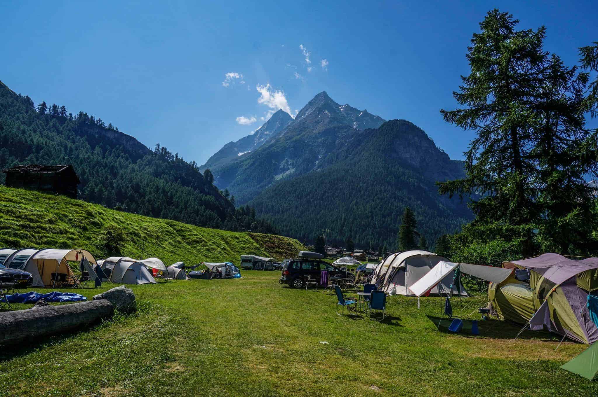 Guide to Camping on the Walker's Haute Route TMBtent