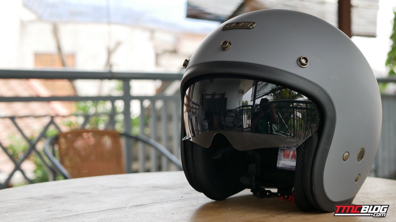 Vlog Review Helm NJS NX2 . . . Tampil Retro tanpa potensi 'kelilipan