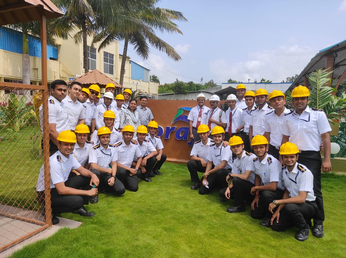 Industrial visit to the Praj Industries Ltd. Tolani Maritime Institute