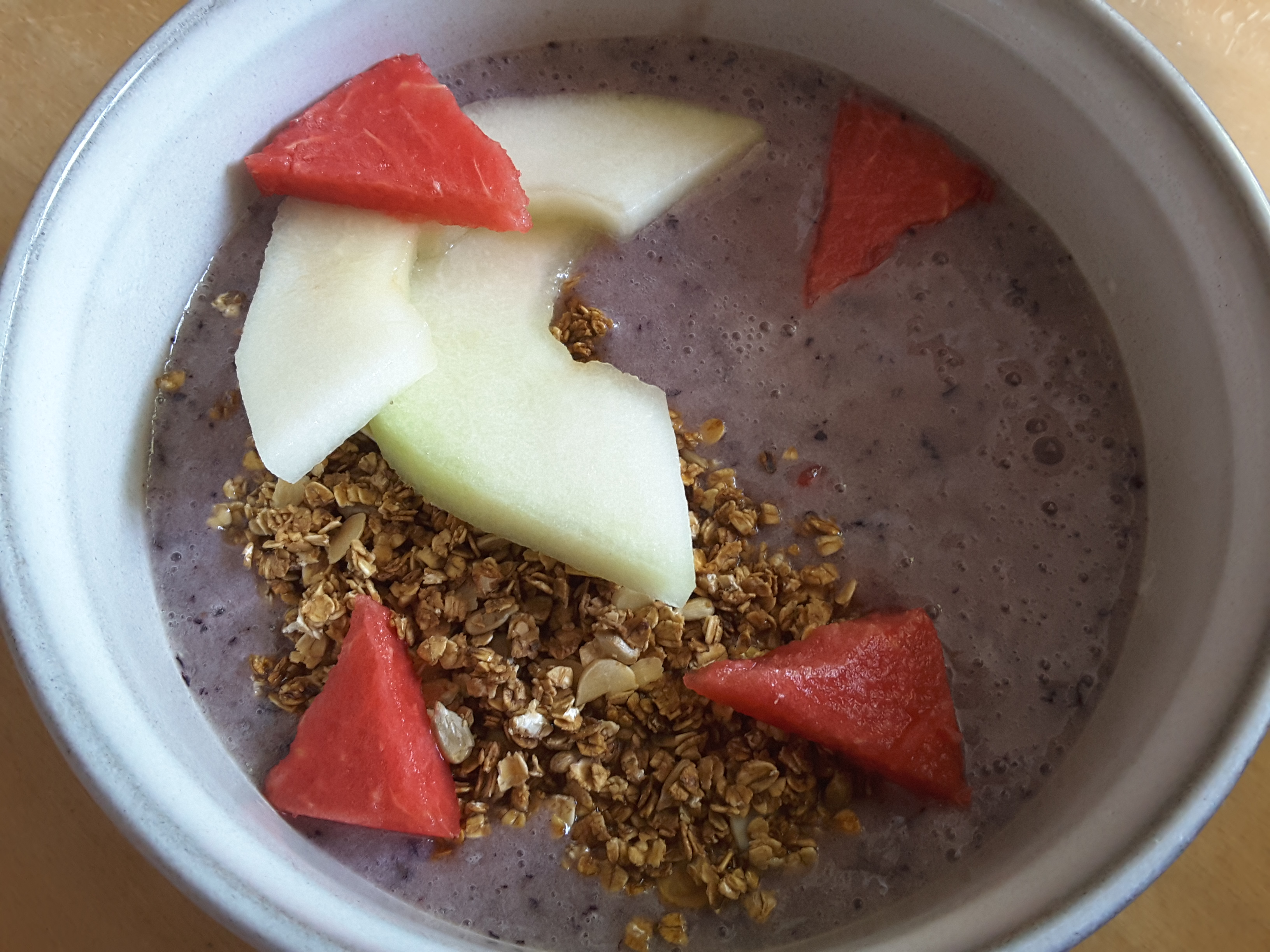 Frozen Fruit Granola Bowl TMI Food