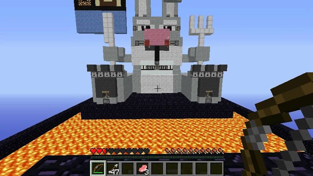 Скачать Evil Bunny Boss Fight для Minecraft