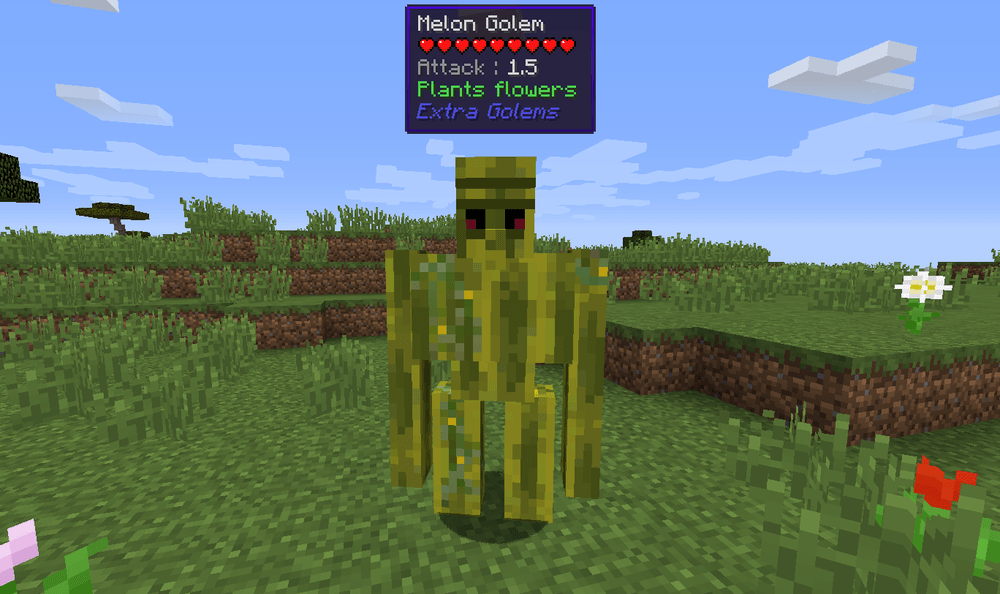 Скачать Melon Golem для Minecraft 1.12.2