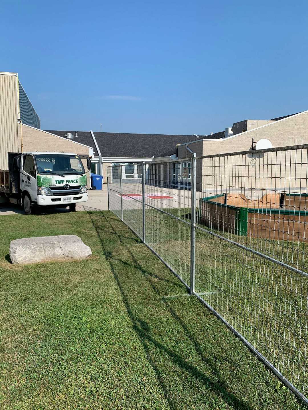 TMP Fence Photo Gallery Of Temporary Fencing Rental