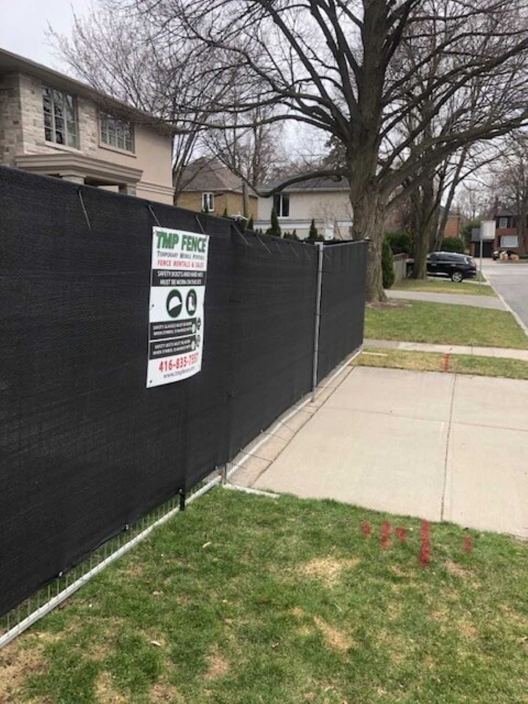 TMP Fence Photo Gallery Of Temporary Fencing Rental