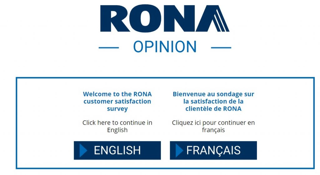 Opinion.Rona.ca Survey Rona Customer Survey To Win