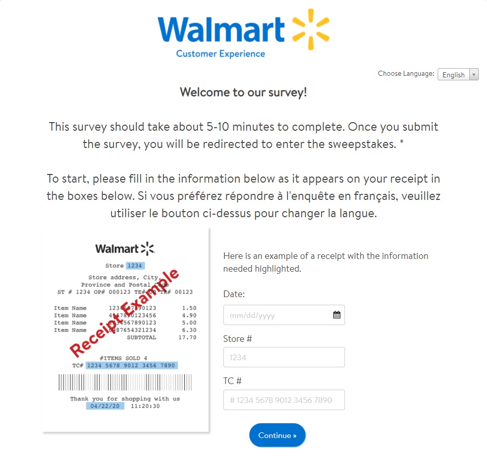 Survey.Walmart.Ca Official Walmart Canada Survey To Win 1000