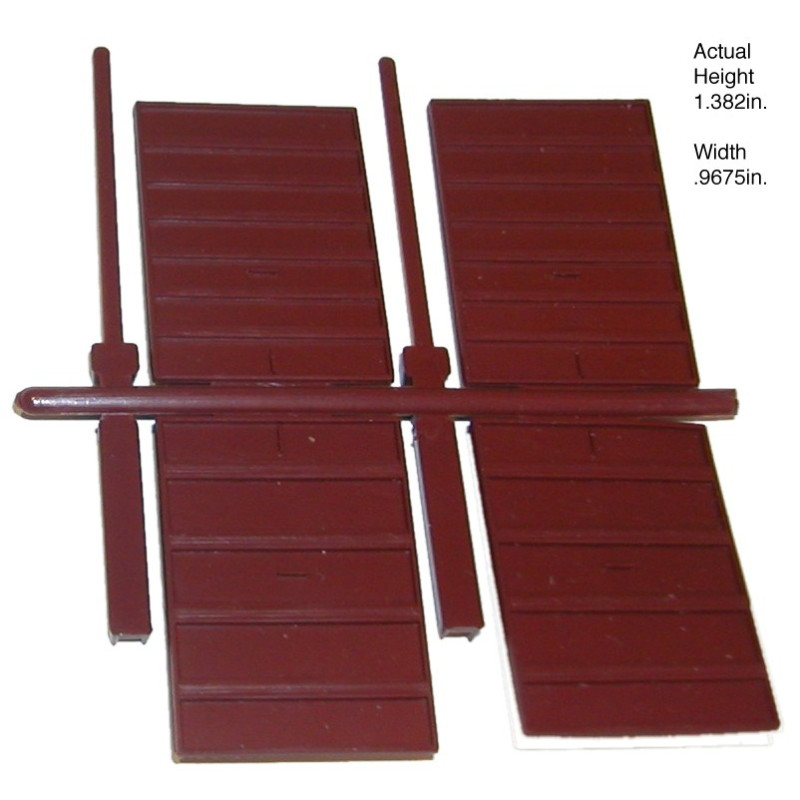 ACCURAIL 114 7' SUPERIOR BOXCAR DOORS HO SCALE