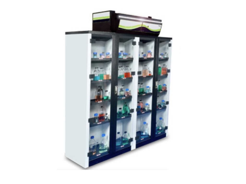 Erlab 1634 Smart Chemical Storage with shelves and standard
