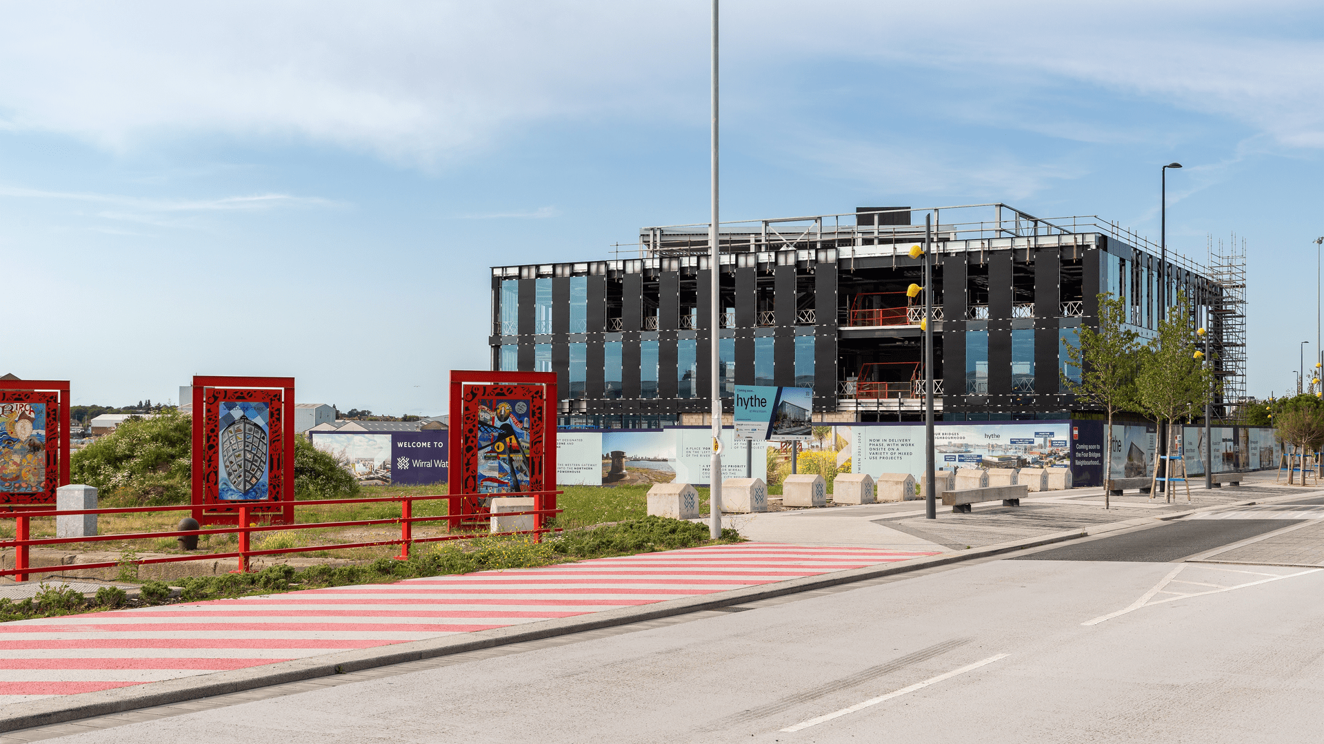 Tower Road South, Birkenhead, Merseyside Public Realm scheme TMS