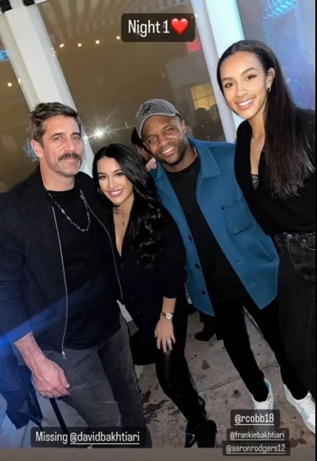 Aaron Rodgers Celebrates 40th Birthday with Miles Teller, Lindsey Vonn