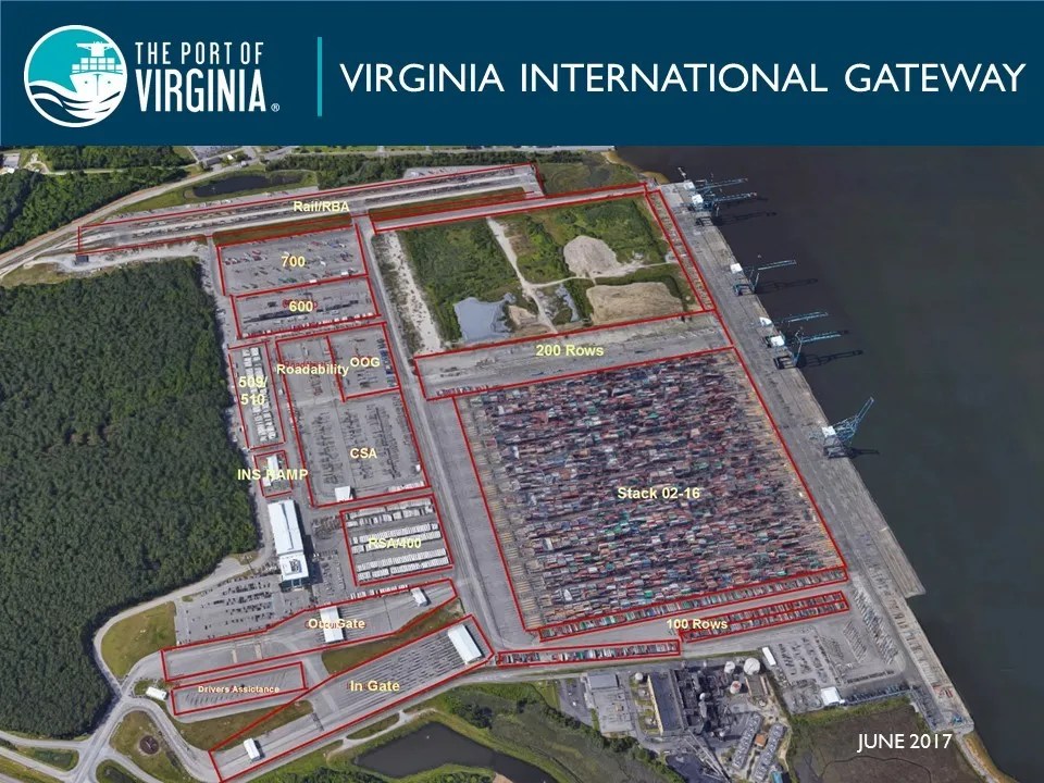 Port of Virginia Port Maps TMTA