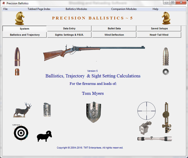 Reloading Records, Ballistics and Cast Bullet Design Software