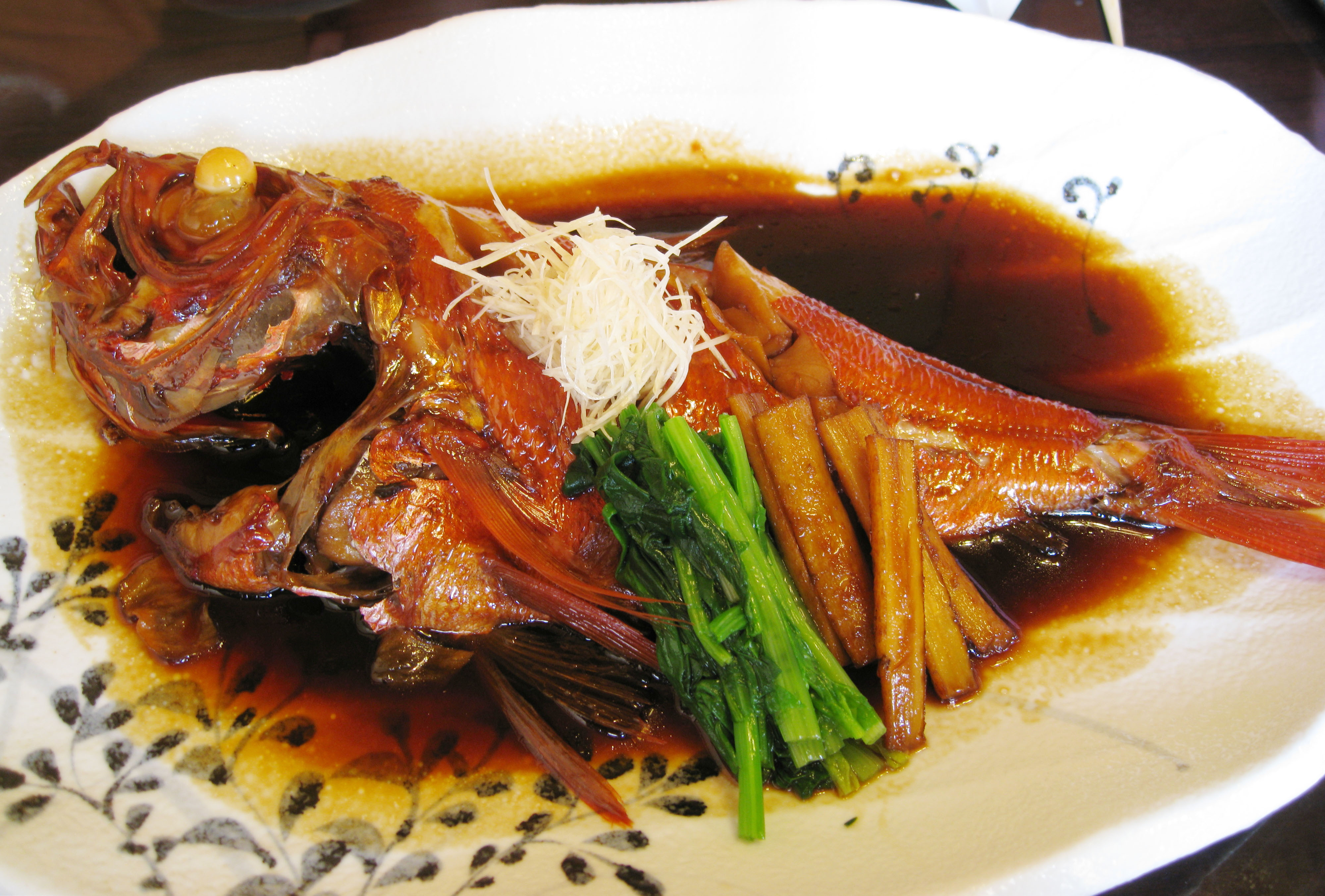 ゆんフリー写真素材集 No. 11653 金目鯛の煮付け [日本 / 静岡]