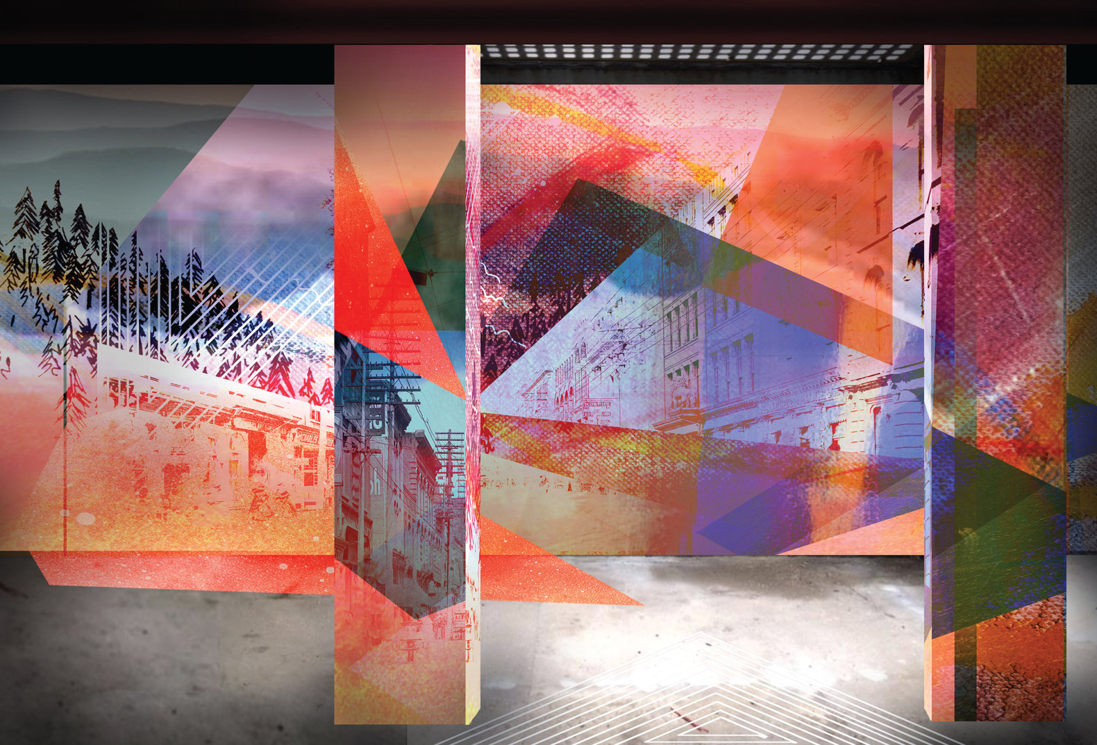 Underground Art Installation at Knoxville's Emporium Center, August 7