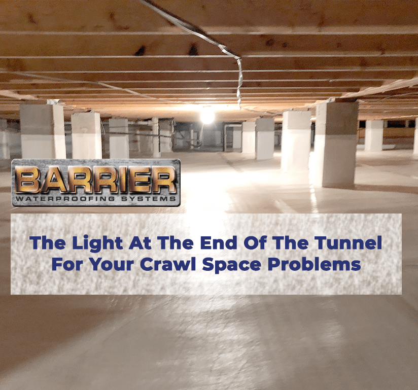 Crawl Space Lighting Solutions Barrier Waterproofing Systems