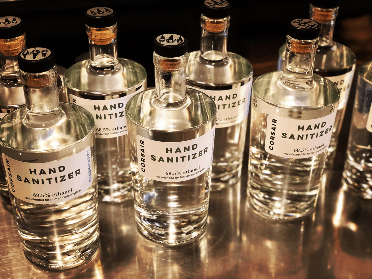 barrel house distillery hand sanitizer Frieda Messer