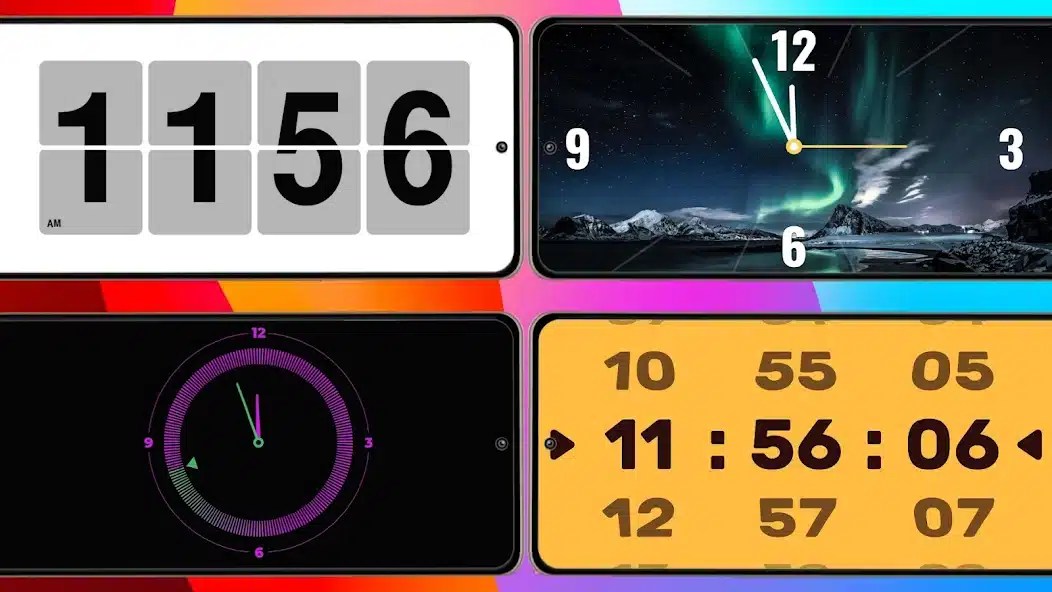 Digital Clock IOS 17 Stylish And Functional Clock For Android » TN Shorts