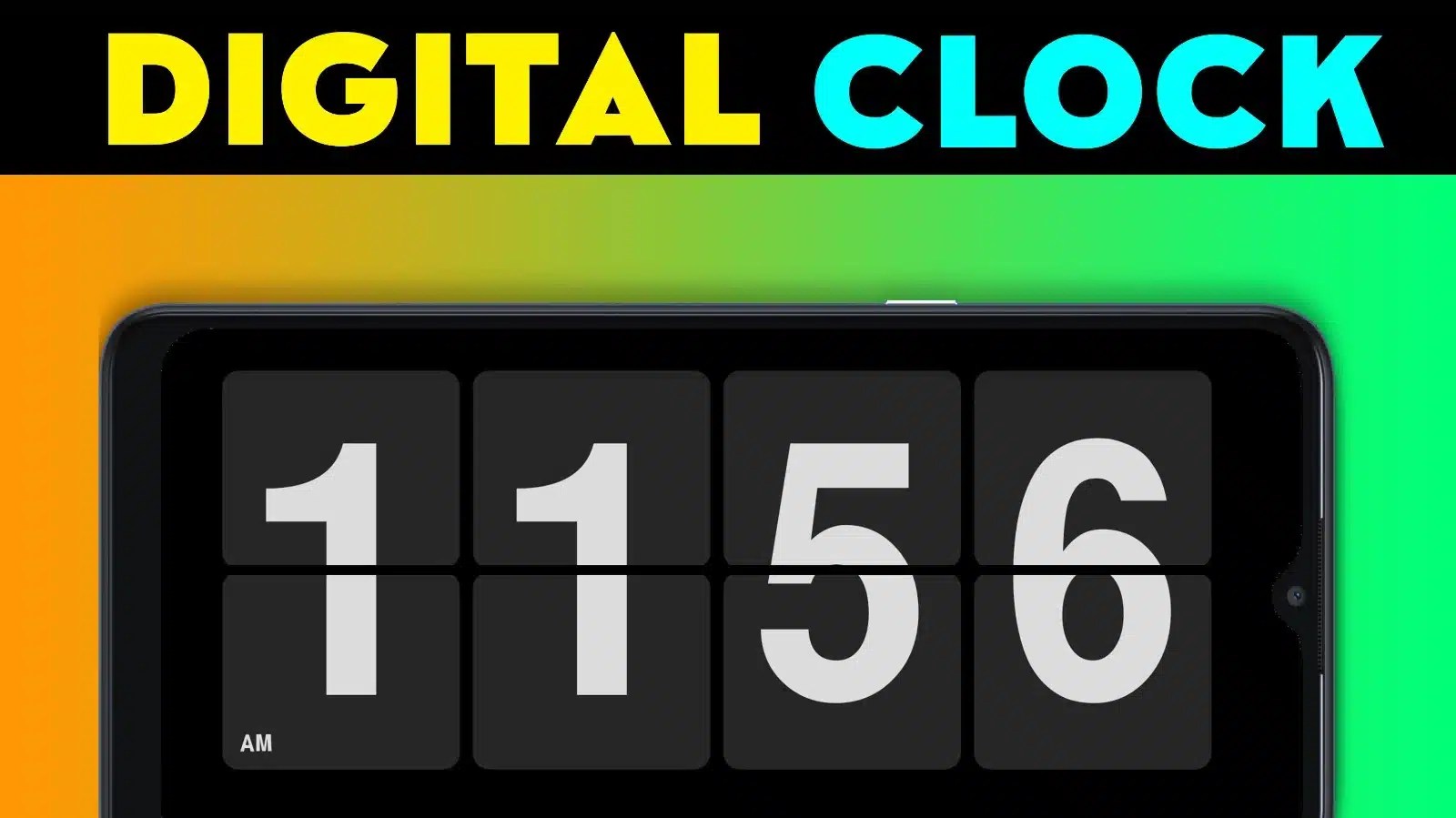 Digital Clock IOS 17 Stylish And Functional Clock For Android » TN Shorts
