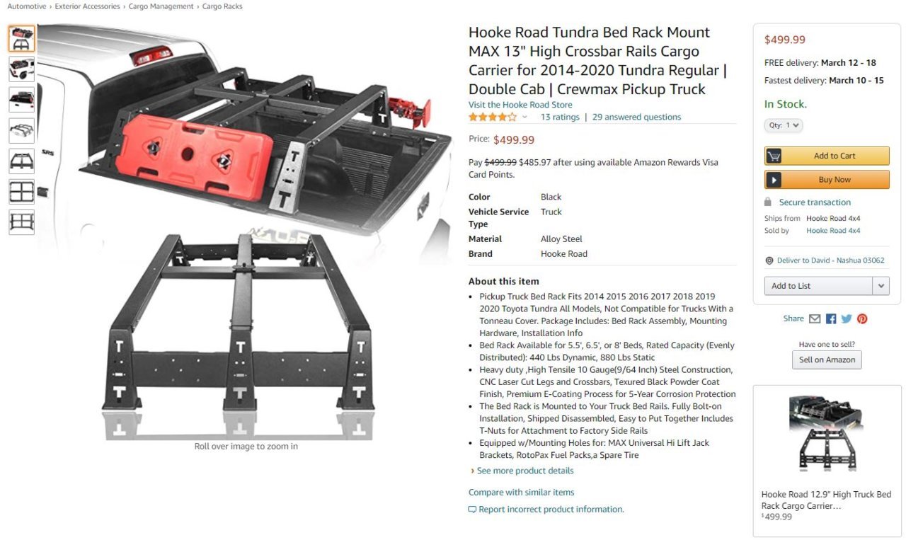 Best modular truck rack system for the buck? Toyota Tundra Forum