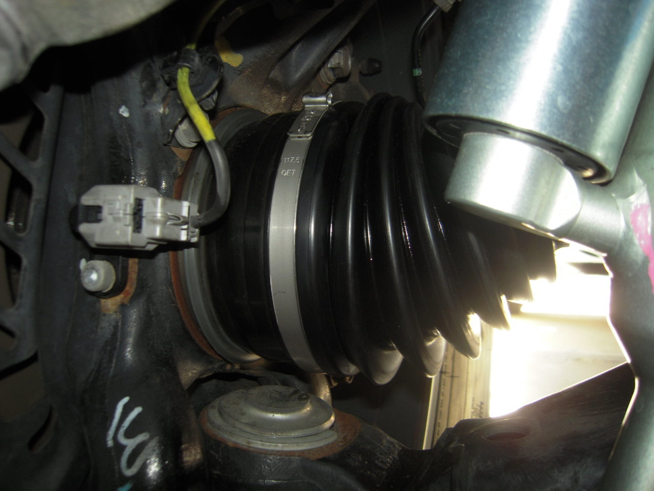 Pin hole CV Boot leak Toyota Tundra Forum