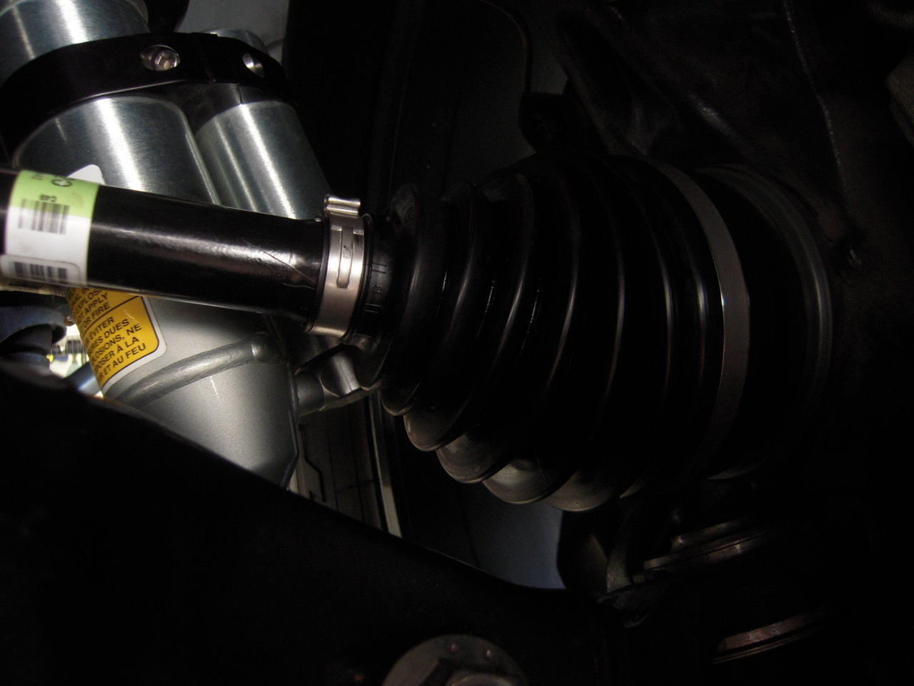 Pin hole CV Boot leak Toyota Tundra Forum