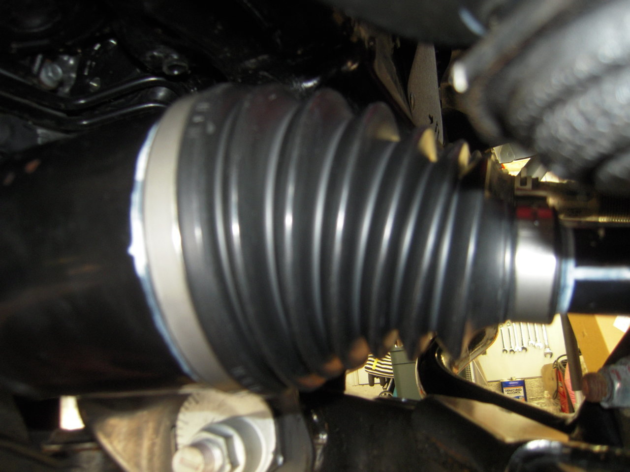 Pin hole CV Boot leak Toyota Tundra Forum