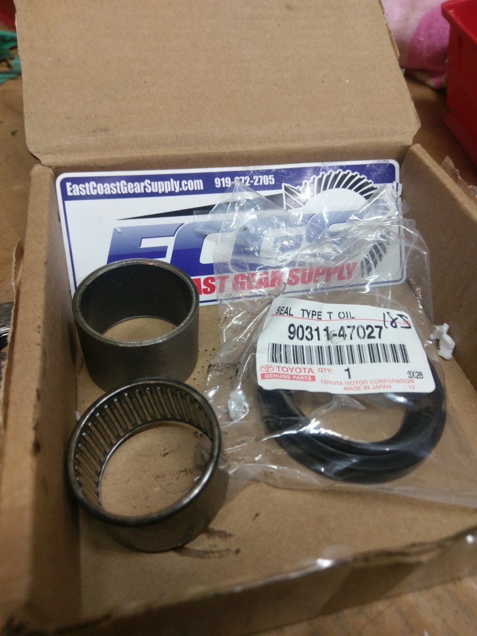 ECGS bushing replacement for front diff needle bearing 3rd gen