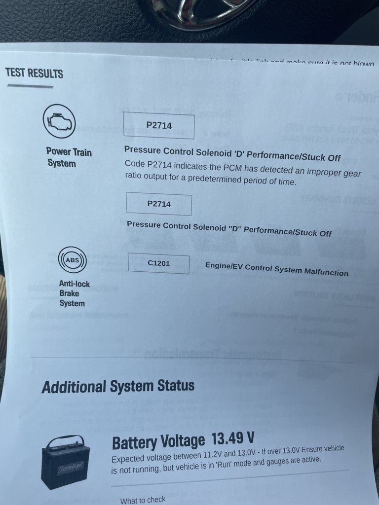 08' Tundra Blinking VSC, 4Lo and Check engine lights | Toyota Tundra Forum