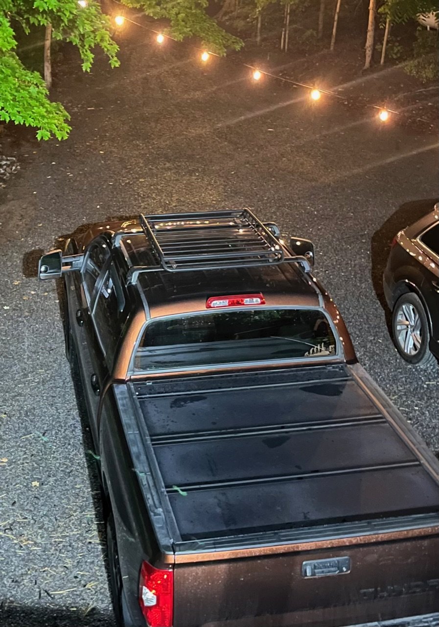Bed rack on a CrewMax 5.5' over a soft top? Toyota Tundra Forum