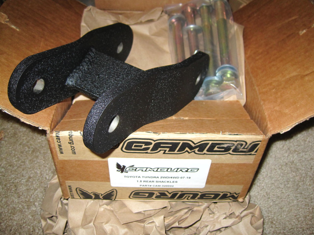 FS BRAND NEW IN BOX CAMBURG SHACKLES Toyota Tundra Forum
