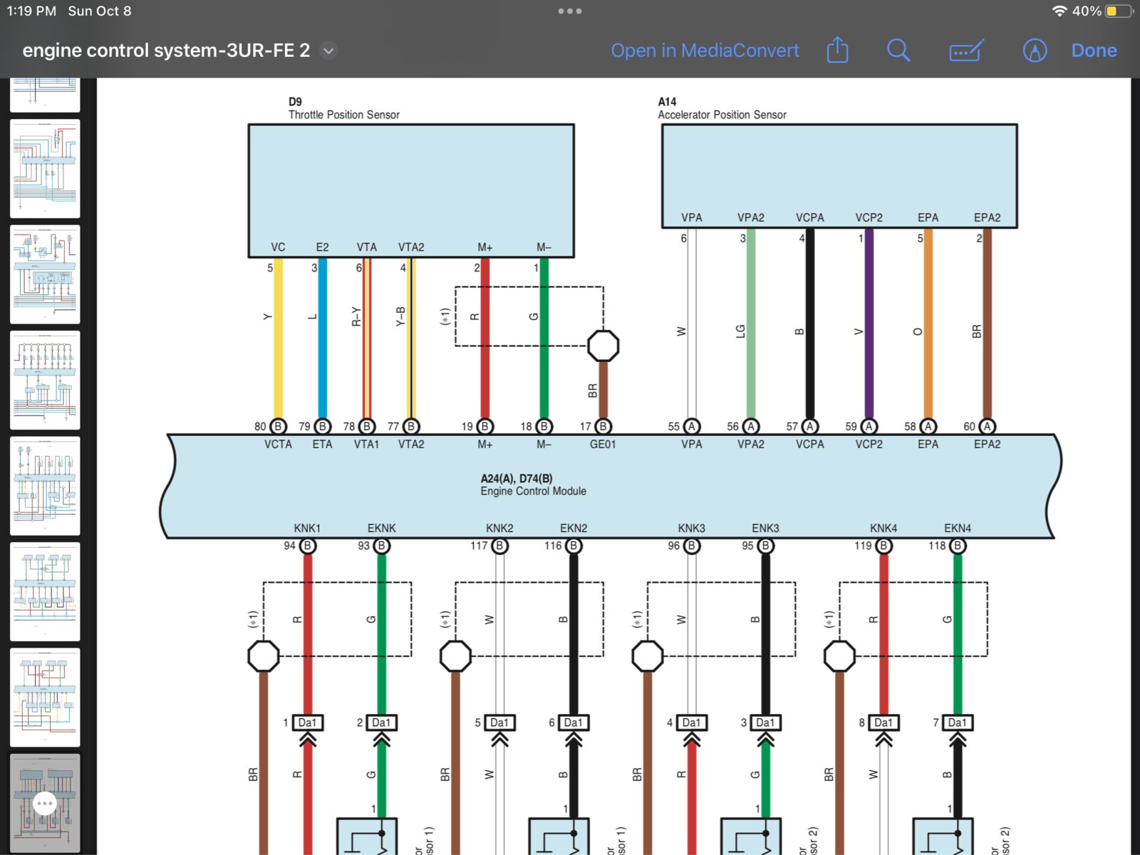 Tundra 5.7 Extra Exposed Wire In Throttle Body Wiring Harnes | Toyota
