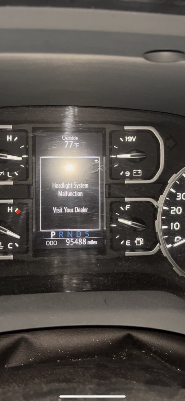 Headlight System Malfunction | Toyota Tundra Forum