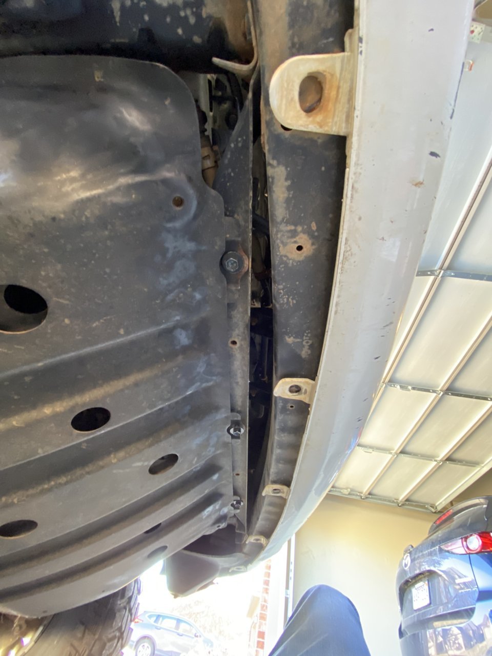 OEM skid plate fitment issues Toyota Tundra Forum