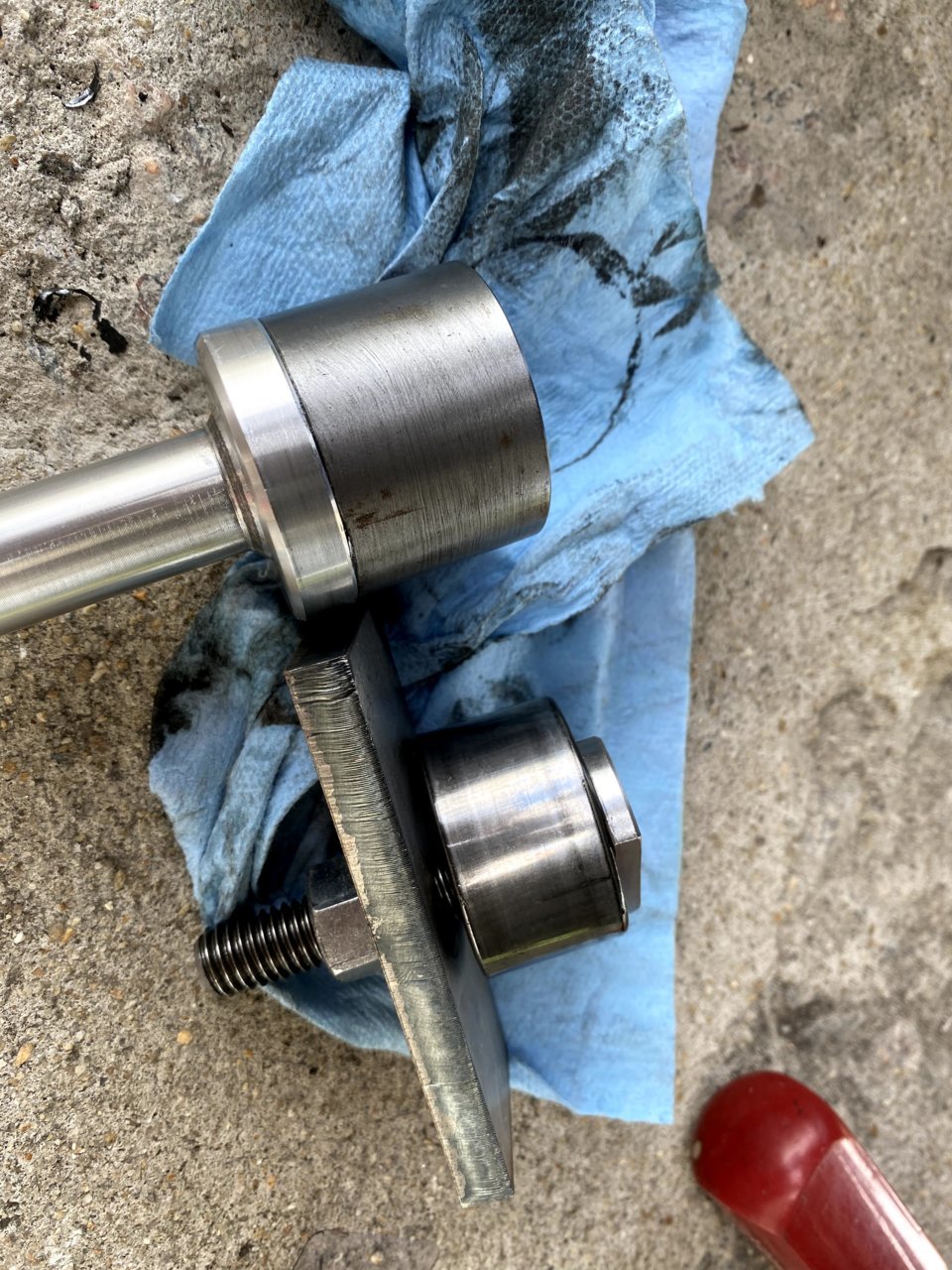 ECGS needle bearing removal and clamshell bushing driver tools Toyota