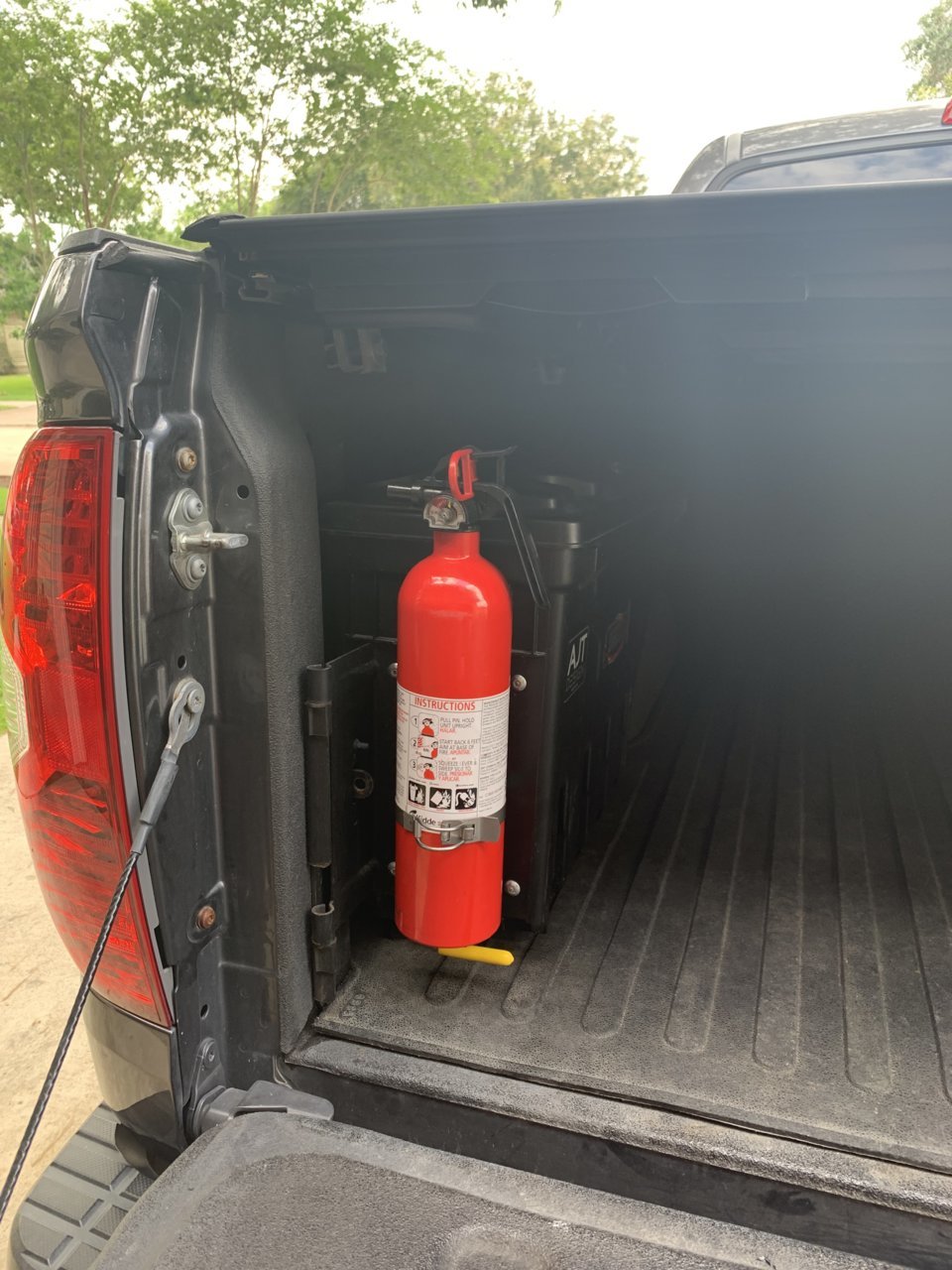 Fire Extinguisher Mounted to SwingCase Toyota Tundra Forum