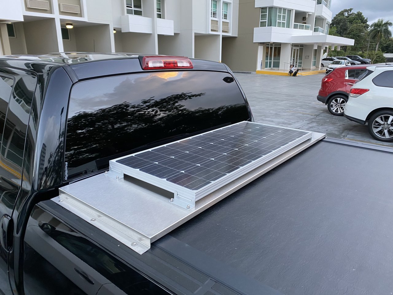 Solar panel added to the truck Toyota Tundra Forum