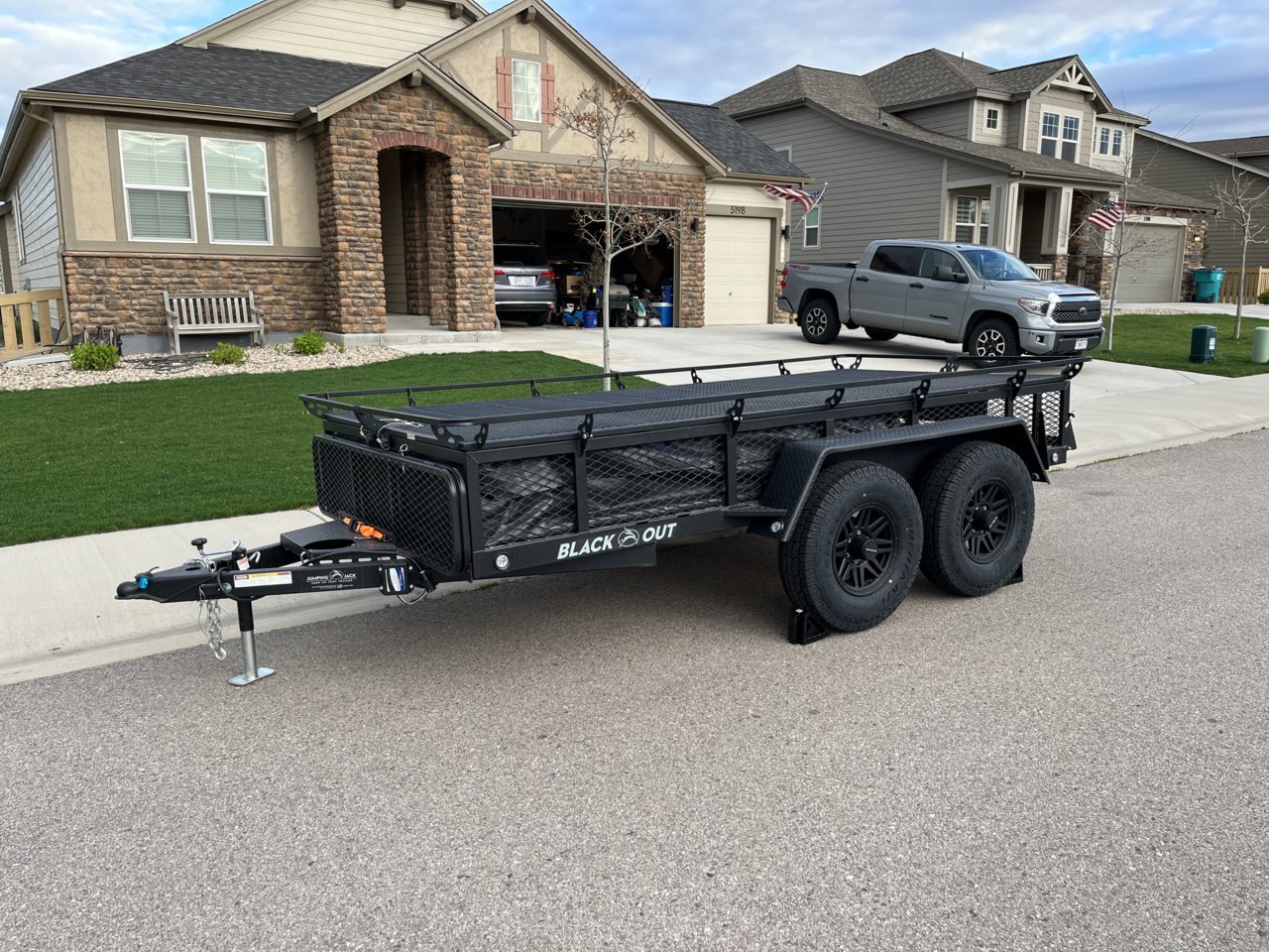 Picked up a Jumping Jack trailer last week Toyota Tundra Forum