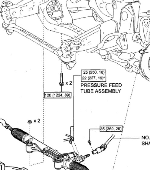 Steering rack bolt torque | Toyota Tundra Forum