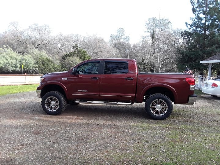 How much lift in rear Toyota Tundra Forum