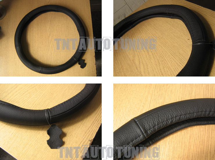 LEATHER Steering Wheel Cover for Toyota Yaris Auris Aygo IQ eBay