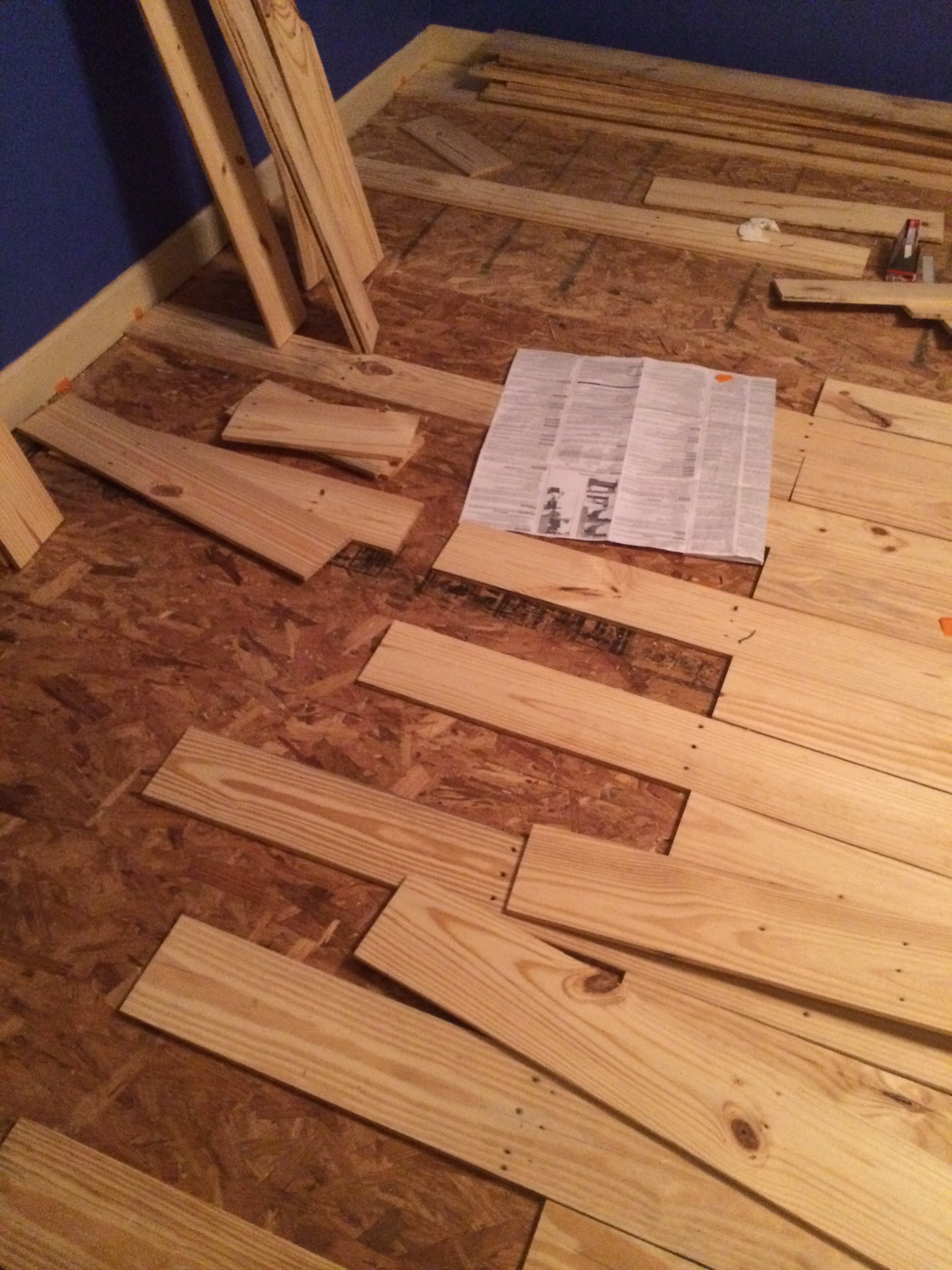 Old Pallets Converted into Flooring! Jackson, Mississippi Roofing and