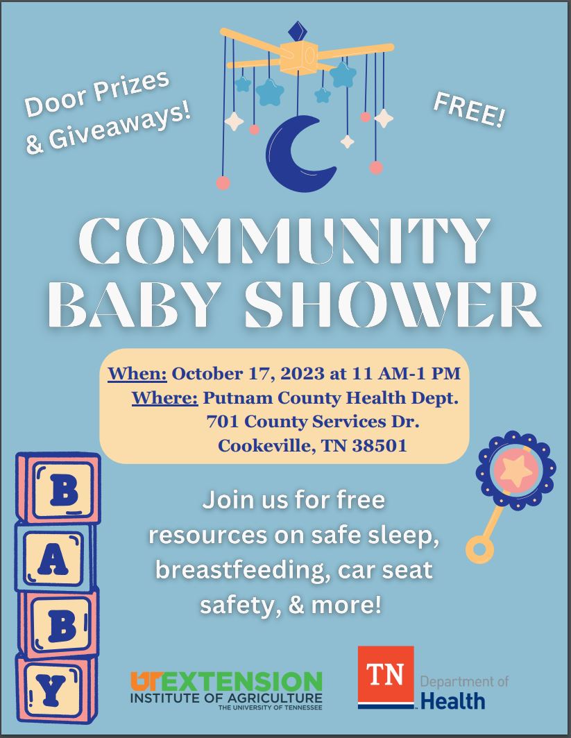 Community Baby Shower Cookeville Tennessee Traffic Safety Resource