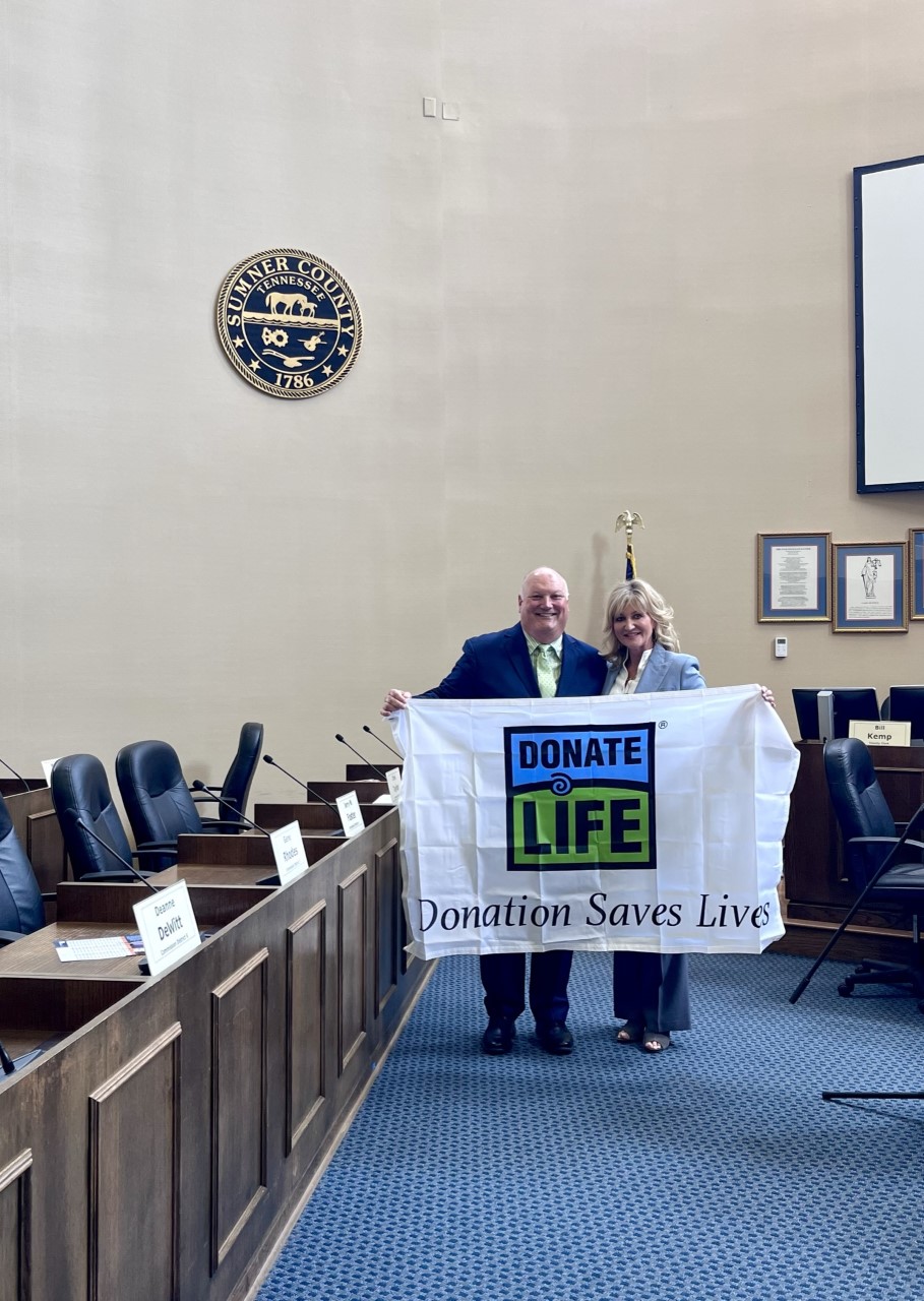 Sumner County Designated First Donate Life County In The Nation The