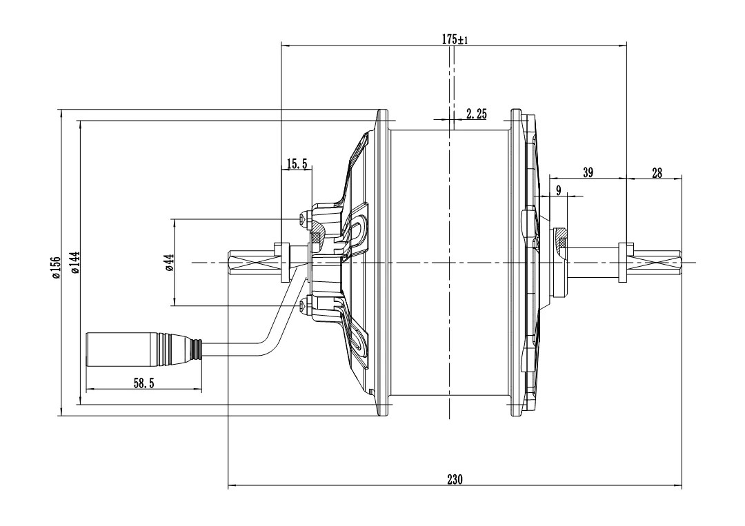 D7175XL Electric Bike Hub Motor To7motor
