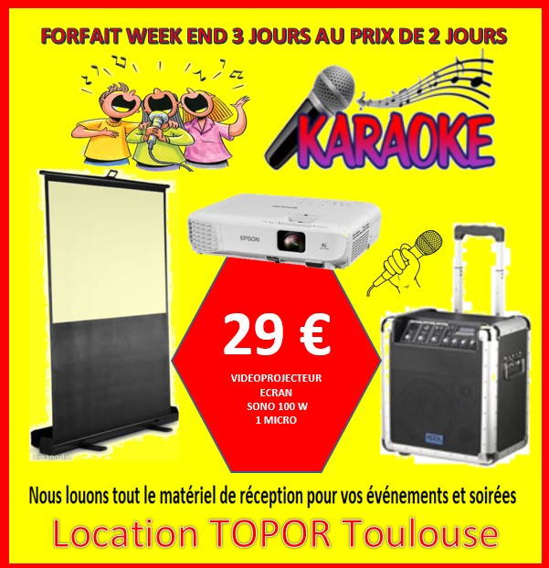 Location de vidéoprojecteur et accesoires pour vos évènements TOAL