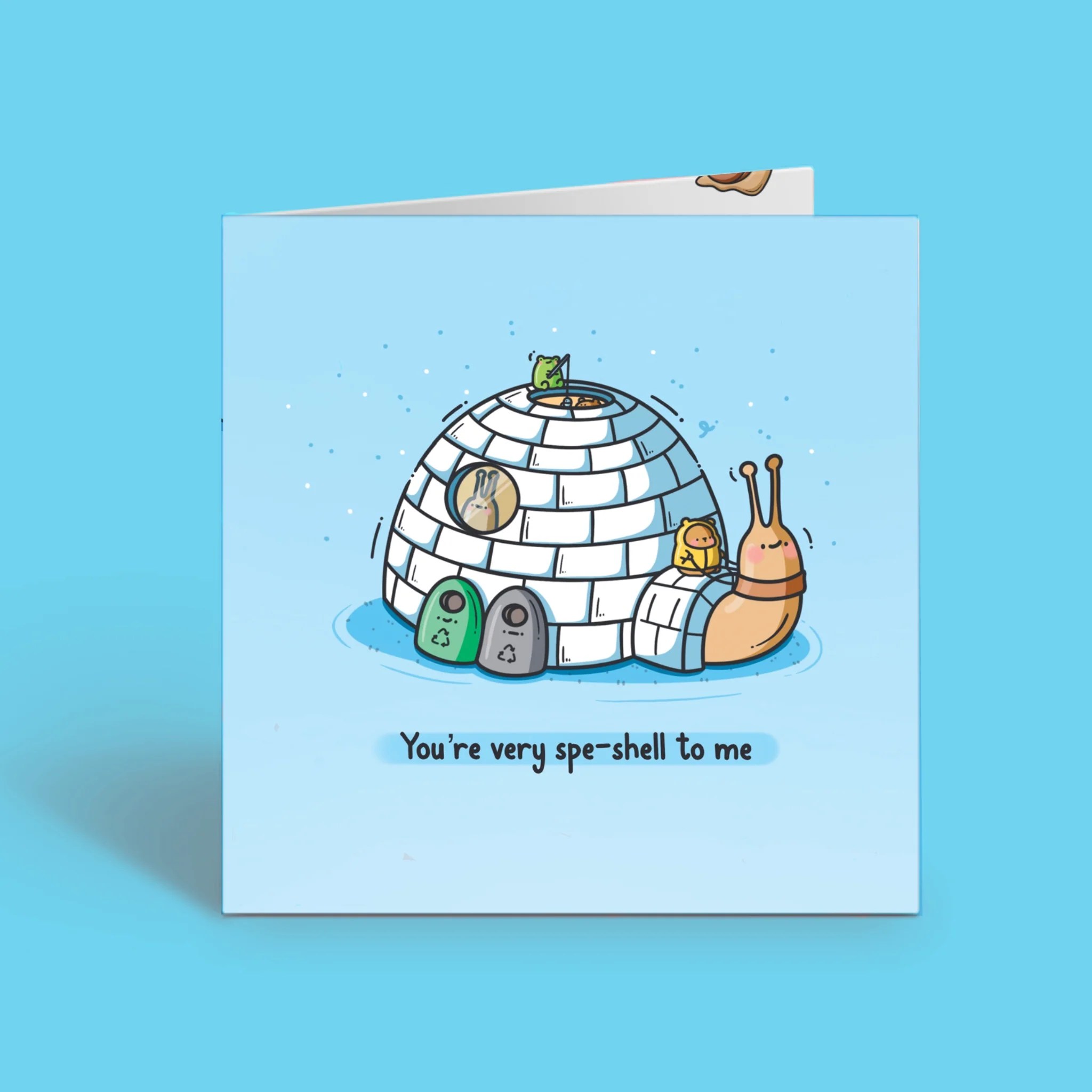 Cute Snail Card Cute Greeting Cards ToastedInk