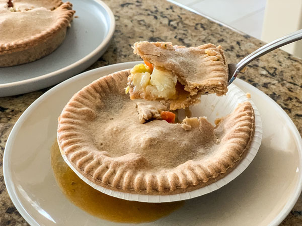 Toaster Oven Frozen Pot Pie Challenge