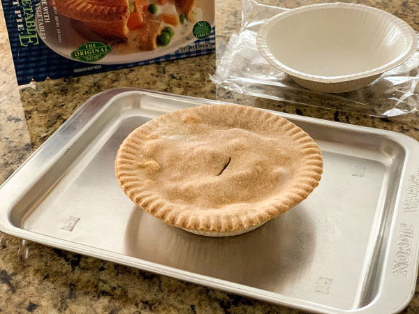 Toaster Oven Frozen Pot Pie Challenge